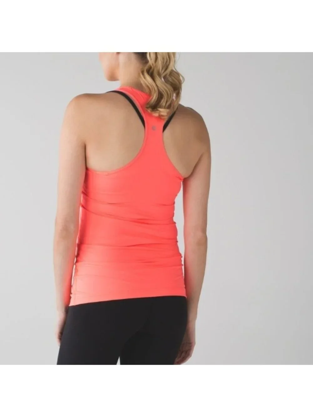 Lululemon Cool Racerback reversible tank top Grapefruit
